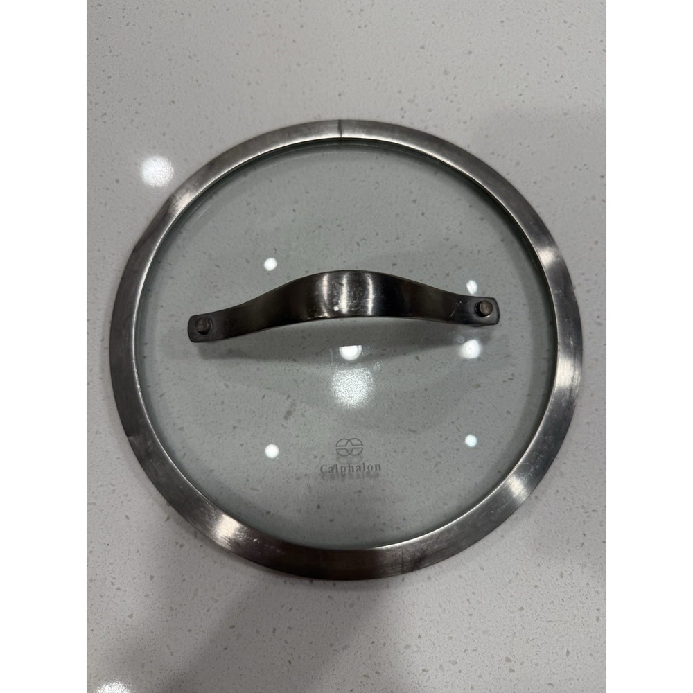 Calphalon Replacement Glass Lid 8” Metal‎ Handle